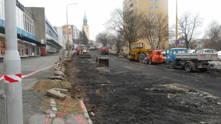 Rekonstrukce Plzeňské ulice již započala
