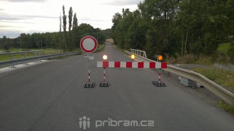 Kvůli opravám bude opět uzavřena silnice z Příbrami do Hluboše