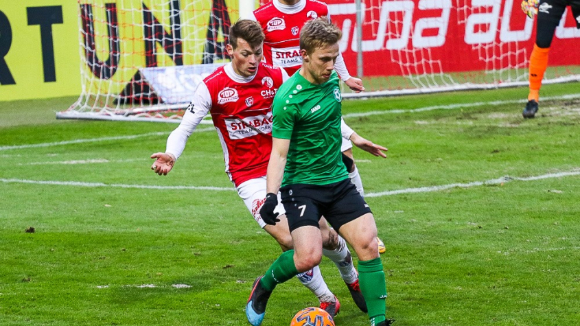 Pardubice - Příbram 1:0. Kvída rozhodl vlastním gólem