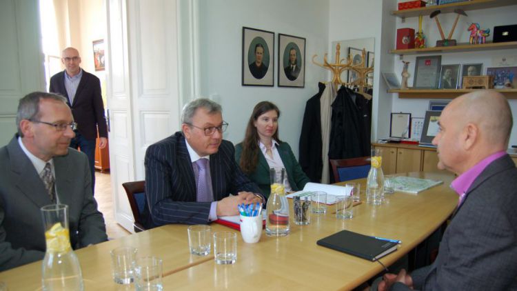 Prezident Hospodářské komory Vladimír Dlouhý navštívil Příbramsko
