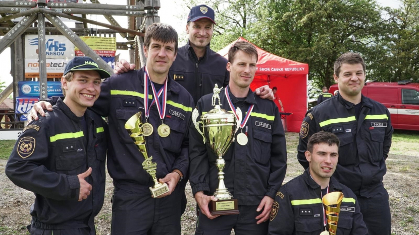 Putovní pohár krajské soutěže TFA Bohdanka vyhráli příbramští hasiči
