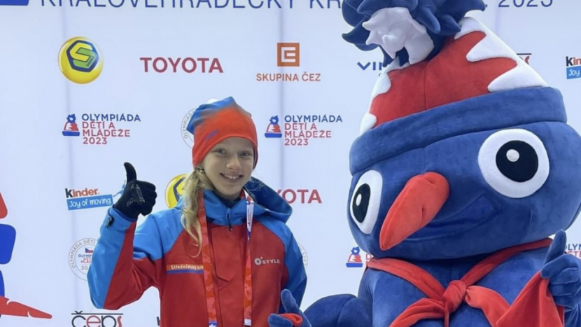Viktorie Křivová předvedla na mládežnické olympiádě výbornou jízdu, přesto to na medaili těsně nestačilo