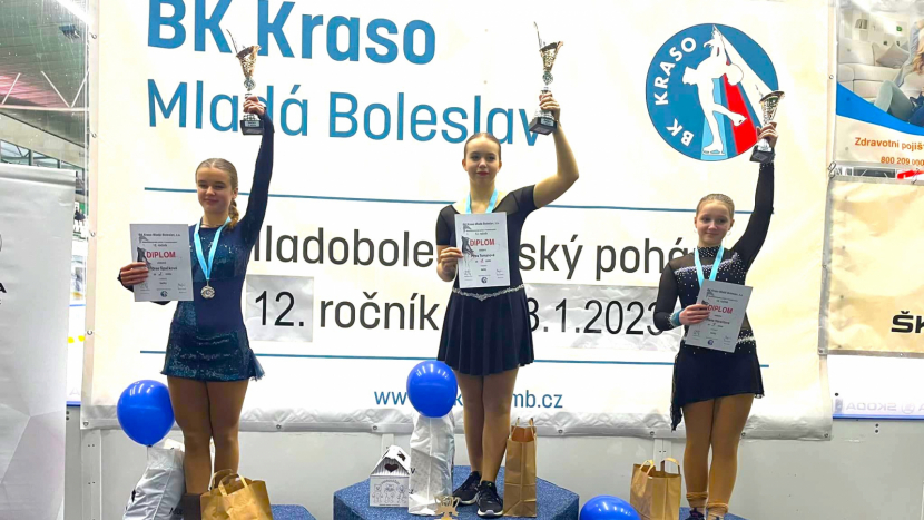 Bruslařský klub Příbram bojoval o medaile v Mladé Boleslavi