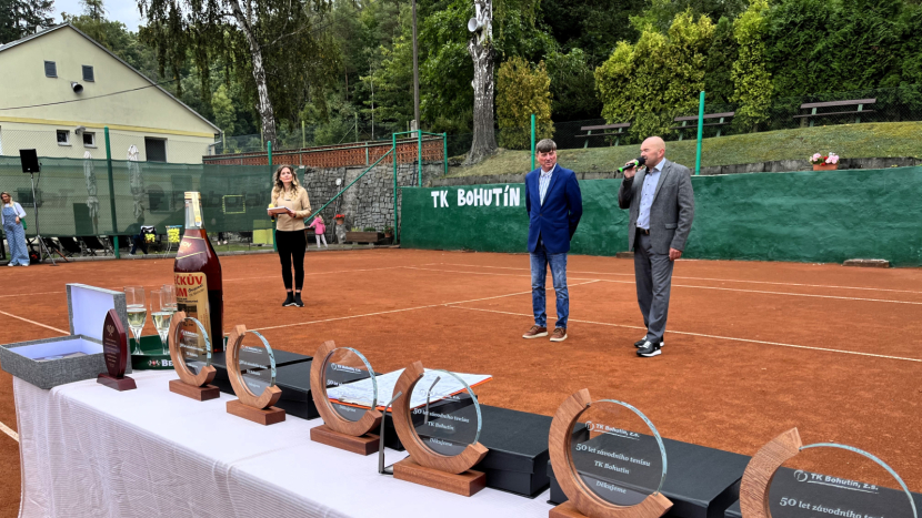 Tenisový klub Bohutín velkolepě oslavil 50 let závodního tenisu