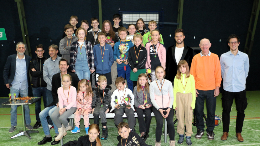 Tenisový klub Vitality Březnice ocenil mladé tenisové naděje