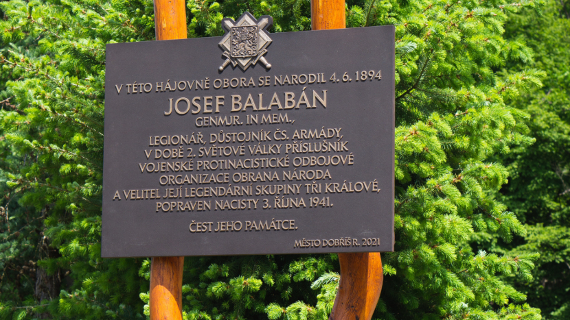 V Dobříši se uskuteční vzpomínková akce k 130. výročí narození odbojáře Balabána