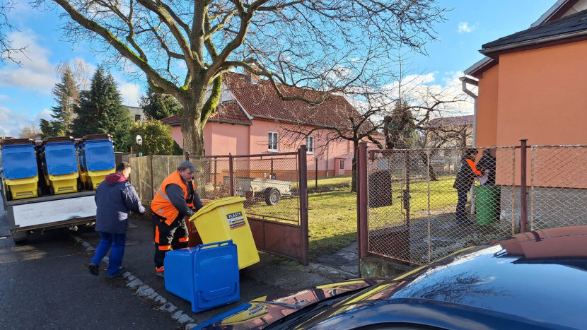 V Příbrami se rozšíří systém svozu tříděného odpadu door to door