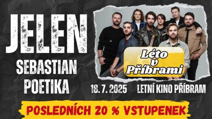 Léto v Příbrami 2025, aneb hudební nálož podobně jako před rokem.