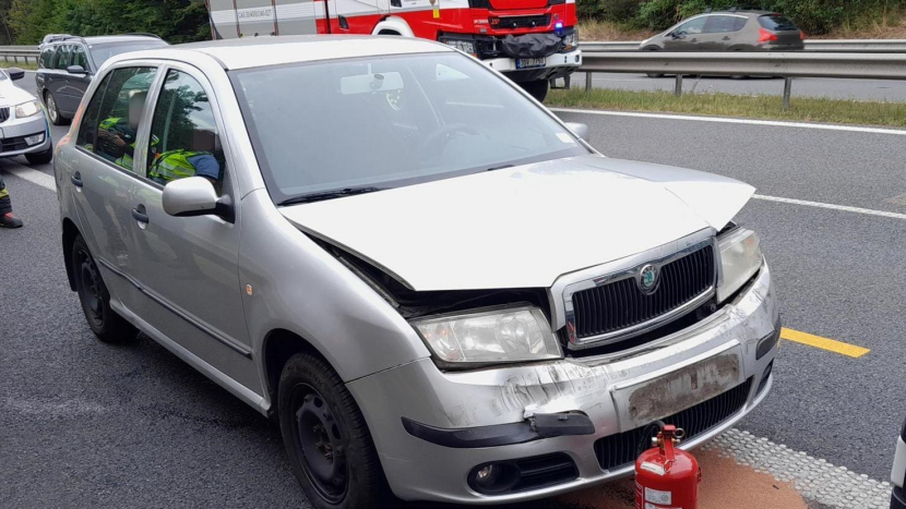 Nehoda u Voznice: Po srážce osobáku s dodávkou skončila žena v nemocnici
