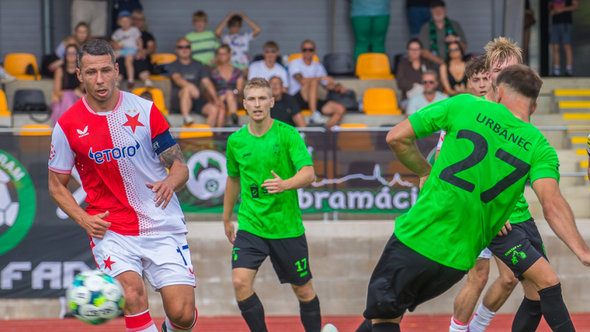 Příbram vyhrála ve druhé lize na Slavii