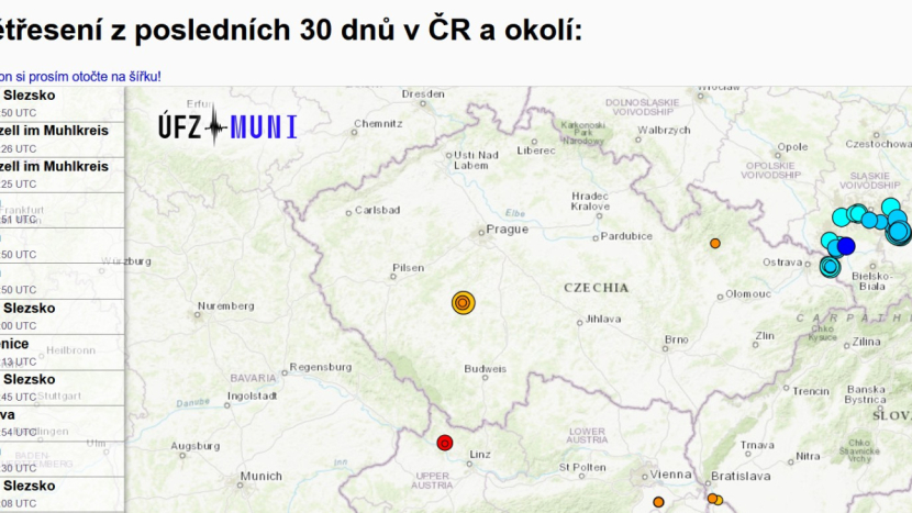 Už více než dvacet otřesů. Klučenice na Příbramsku letos zažívají nezvykle častá zemětřesení