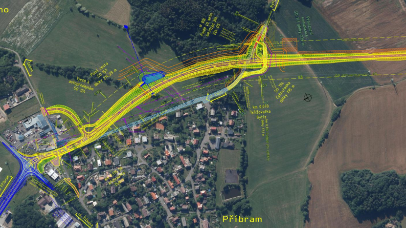 Jihovýchodní obchvat Příbrami: První práce začaly, ale otazníků zůstává dost
