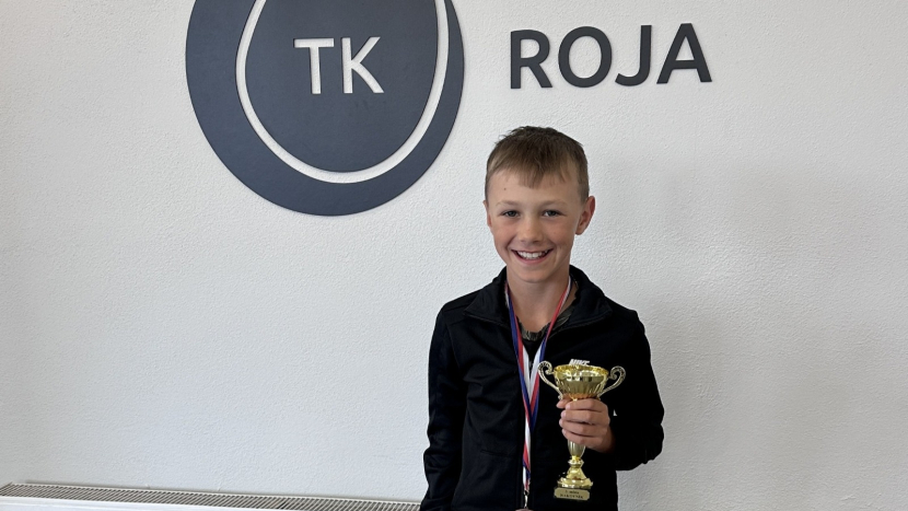 Příbramský tenisový talent Dominik Šebík se stal třetím nejlepším babytenistou v ČR