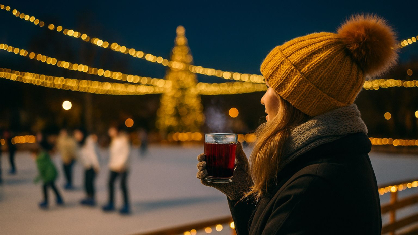 Vánoční kluziště v Příbrami poprvé. Město slibuje zážitek i dopoledne zdarma pro školáky