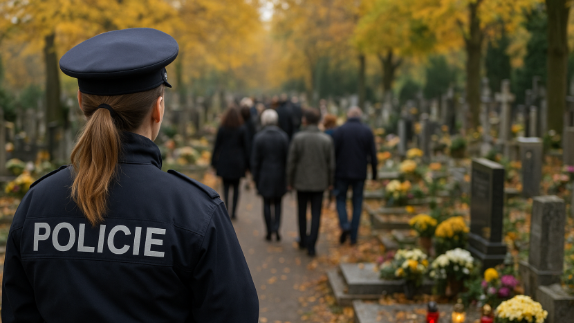 Policie chystá na Dušičky kontroly. V tu dobu přibývá krádeží i dopravních nehod