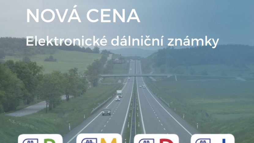 Desítky kilometrů nově otevřených dálnic a inflace zdraží dálniční známky