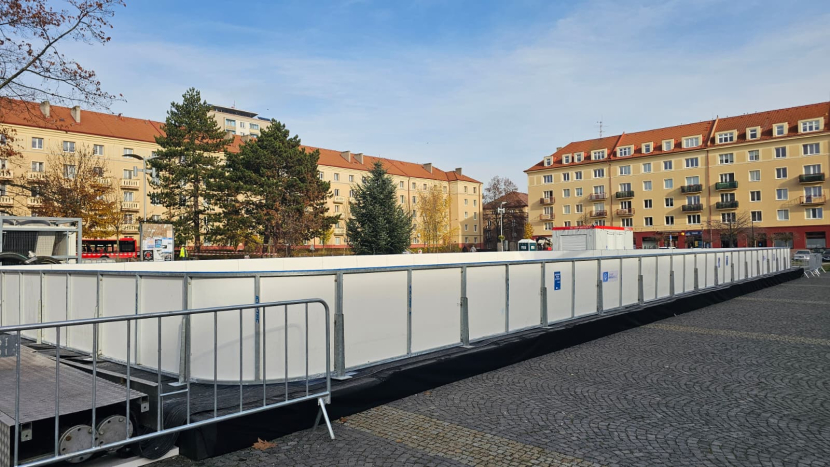 Vánoční kluziště poprvé v Příbrami