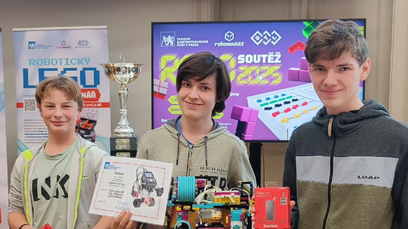 Příbramští žáci zazářili v Robosoutěži FEL ČVUT a obsadili skvělá místa