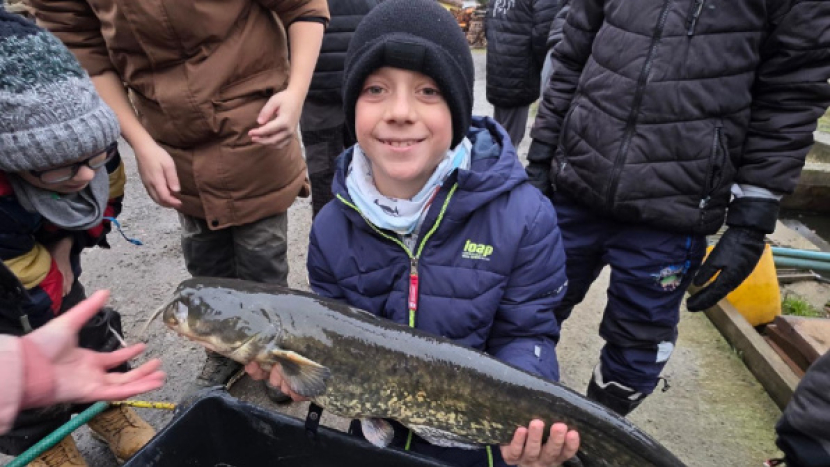 Děti nahlédly do života ryb v sádkách v Rožmitále