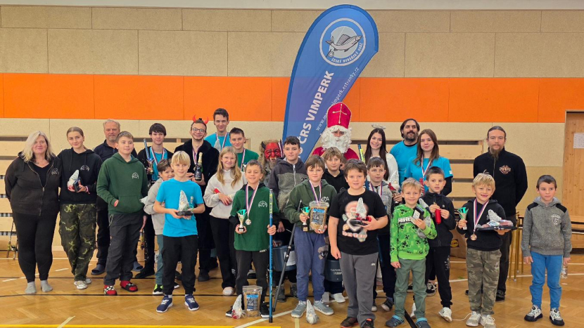 Mikulášské rybářské závody ve Vimperku: Úspěšná výprava rožmitálského rybářského kroužku
