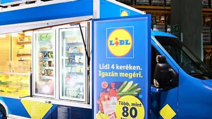 Lidl testuje pojízdný obchod. V Maďarsku objíždí vesnice, v Česku zatím ne