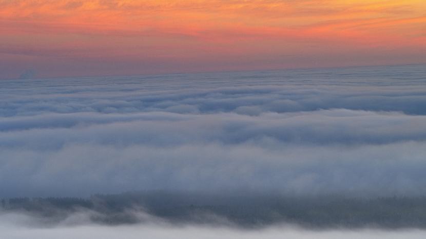 Inverze a námraza v Brdech: zimní kouzlo, které nebere konce