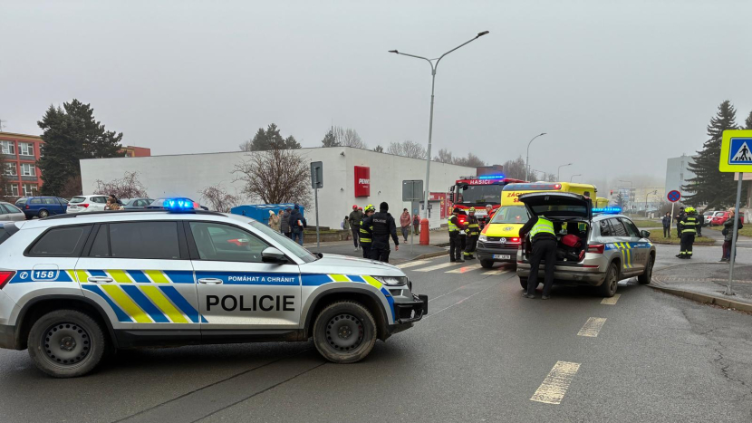 Osobní auto srazilo dítě v Seifertově ulici