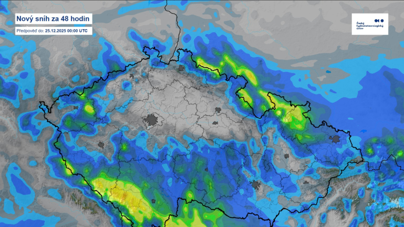 Meteorologové potvrzují návrat zimy. Brdy mají šanci na bílé Vánoce