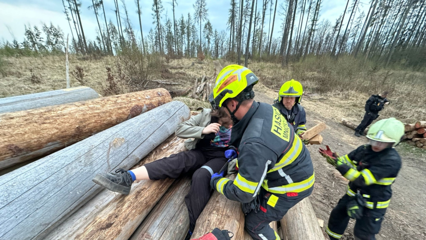 Rok plný kuriózních zásahů: hasiči zachraňovali děti, zvířata i řidiče v nouzi