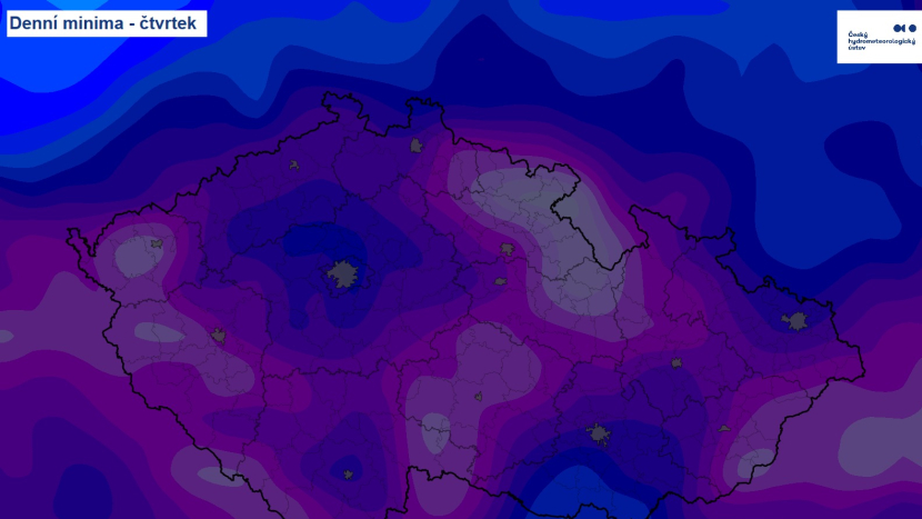 Na Česko udeřily mrazy