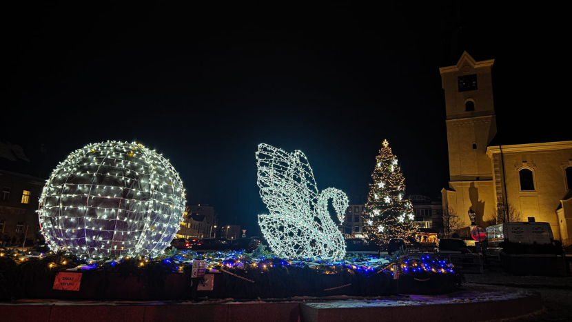 Vánočně rozzářená Příbram. Jen Grinch byl proti