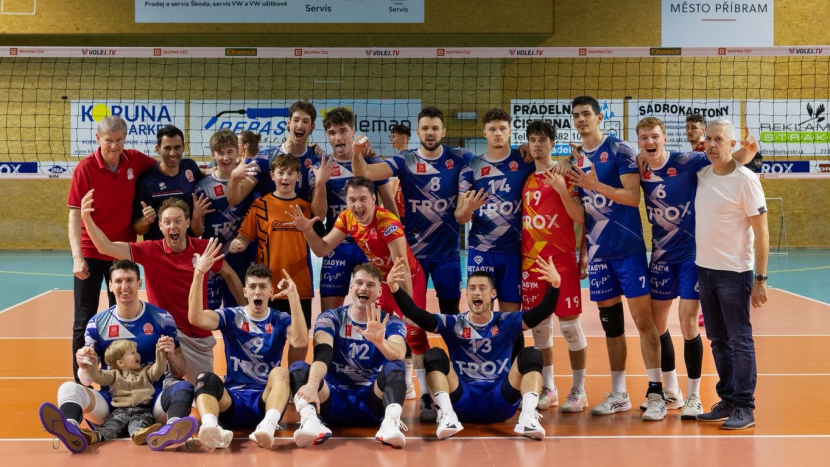 Příbram šokovala volejbalovou extraligu