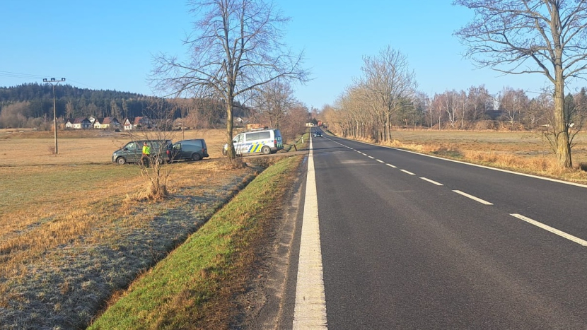 Řidič najel na sraženou zvěř