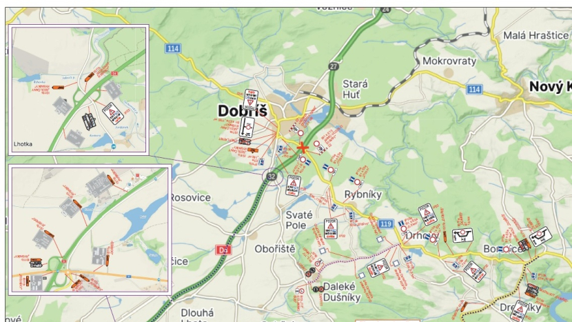 Příprava na opravu mostu na D4 u Dobříše začala, řidiče čekají omezení