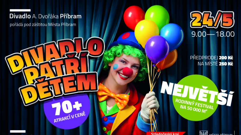 Divadlo zase bude patřit dětem. Největší rodinný festival na 50 000 m²