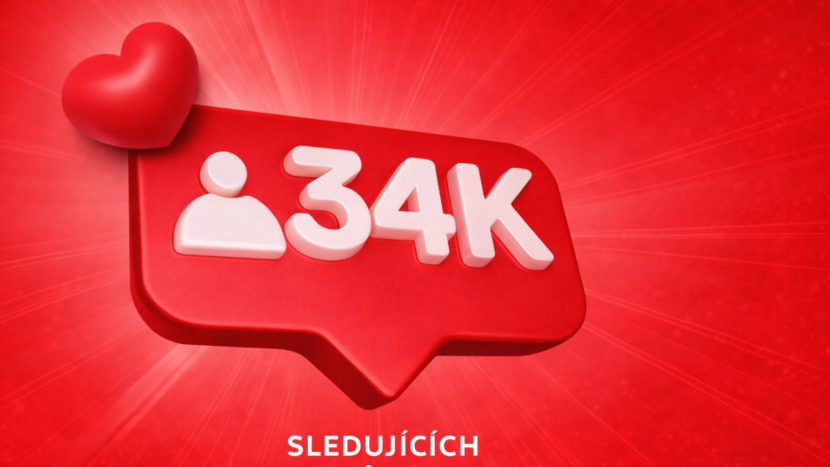 Překonali jsme hranici, o které se nám dřív ani nesnilo. Na Facebooku nás je už přes 34 000!