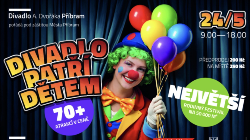 Divadlo patří dětem: největší rodinný festival na  50 000 m², jeden nezapomenutelný den