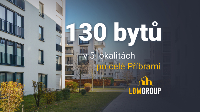 LDM Group začíná v Příbrami stavět 130 bytů. Cílem je moderní a dostupné bydlení pro město