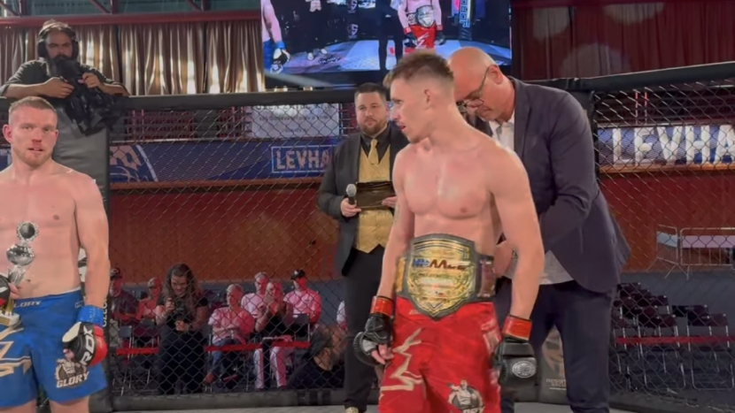 Velký úspěch pro Příbram! Jednadvacetiletý zápasník z BC Příbram vybojoval titul mistra České republiky v MMA