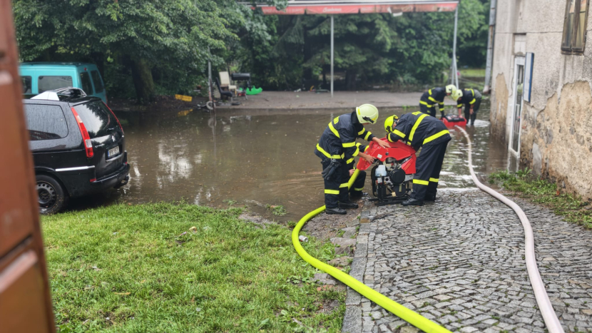 Příbram sčítá následky bouřek a postupně odstraňuje vzniklé škody