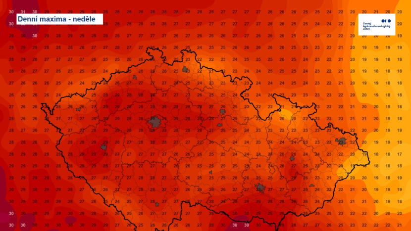 Léto nabírá sílu. O víkendu bude až 30 stupňů, přeháňky se objeví jen výjimečně