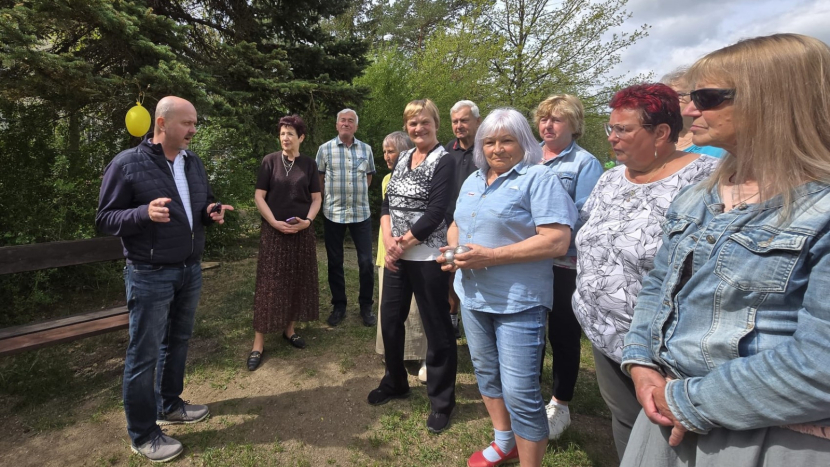 Příbramský Senior Point má nové hřiště na pétanque