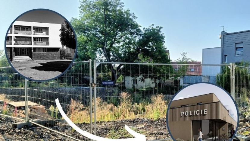 Dobříš schválila stavbu nové budovy pro policii, demolice původní budovy rozdělila veřejnost