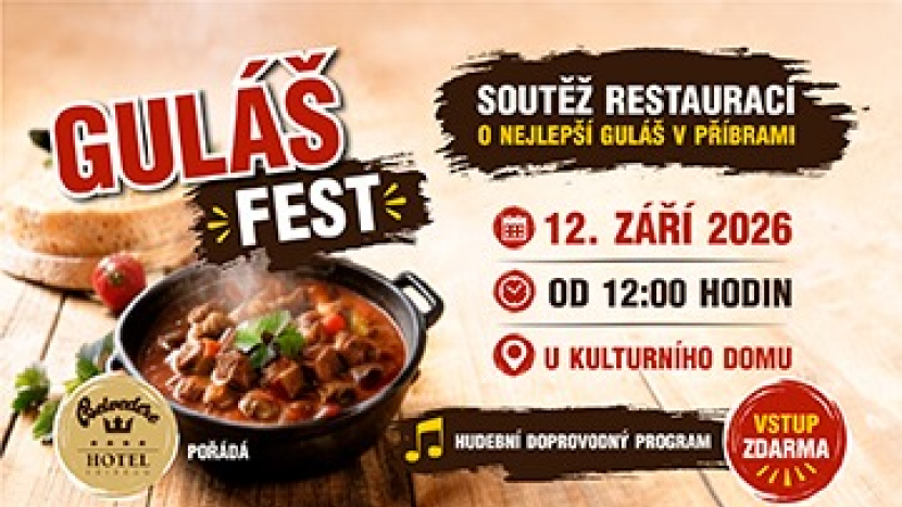 Guláš Fest v Příbrami: soutěž o nejlepší guláš už tuto sobotu. V kuchyni i MasterChef