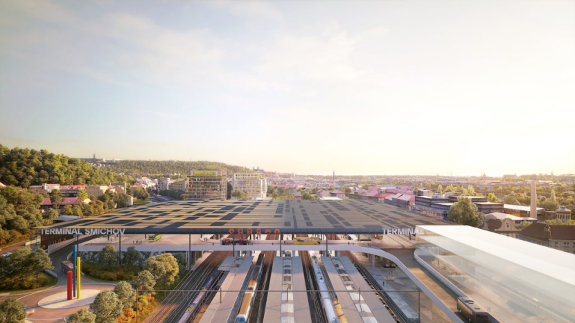 Nové autobusové nádraží vyroste přímo nad vlaky. Smíchov čeká obří proměna