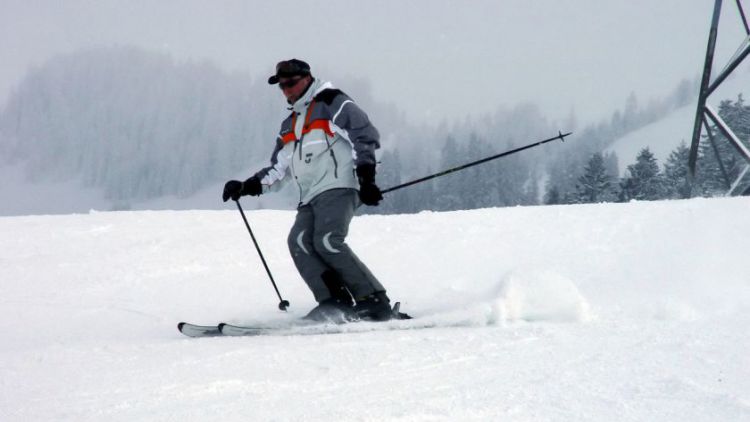 Ve středních Čechách se podmínky k lyžování nezlepšily