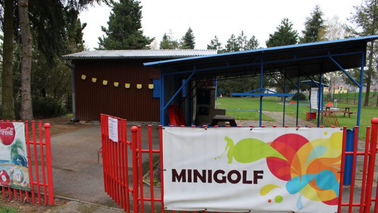 Minigolf je otevřen od tohoto pondělí