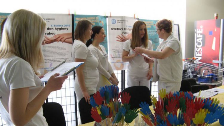 Světový den hygieny rukou si připomněla i příbramská nemocnice