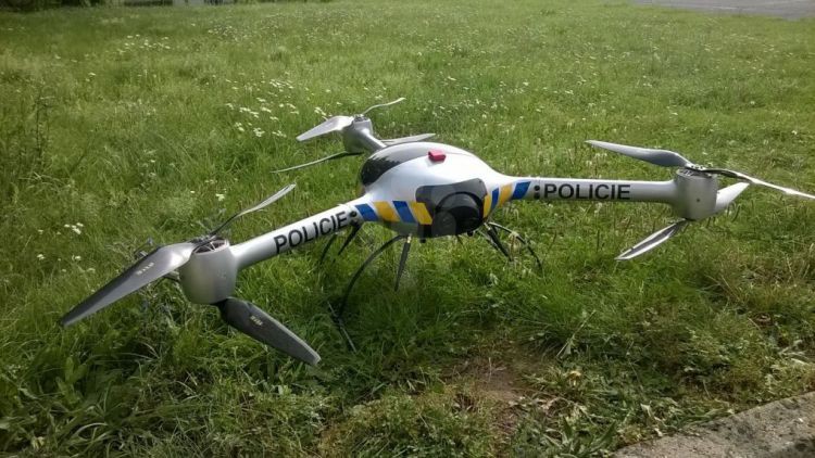 Příbramský policejní dron má za sebou první úspěšný zásah