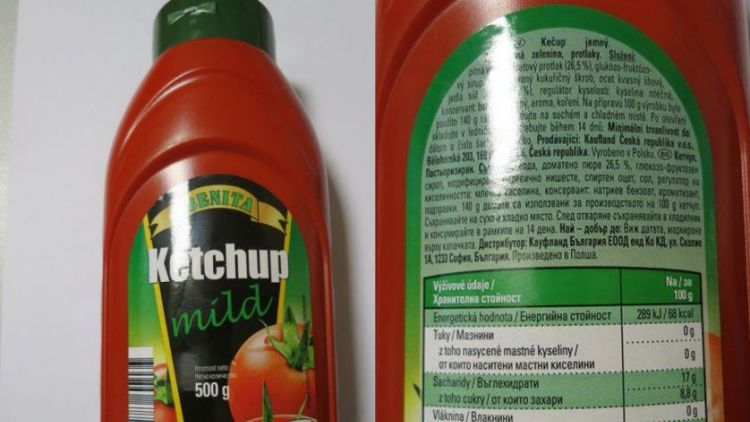 Inspekce zjistila kečup obsahující o polovinu méně rajčat, než uváděl výrobce